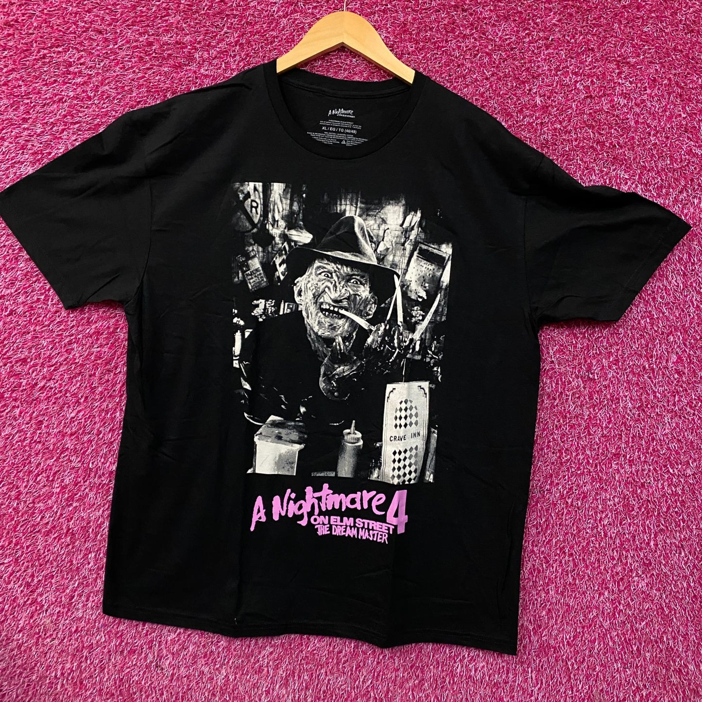 A Nightmare on Elm Street Freddy Krueger The Dream Master Graphic T-Shirt XL