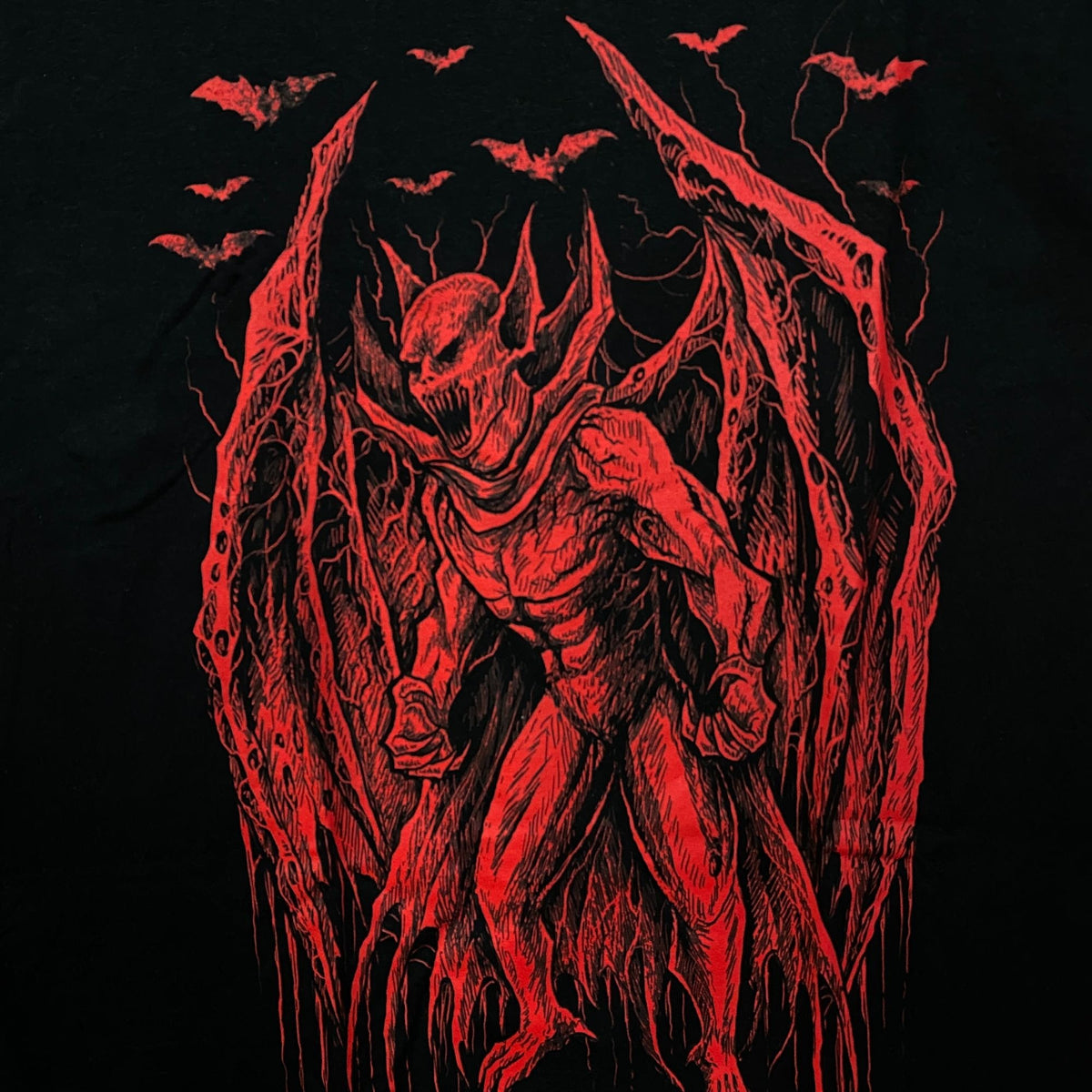 VampireFreaks Jersey Devil Graphic T-Shirt Medium