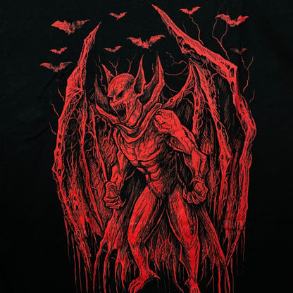 VampireFreaks Jersey Devil Graphic T-Shirt Medium
