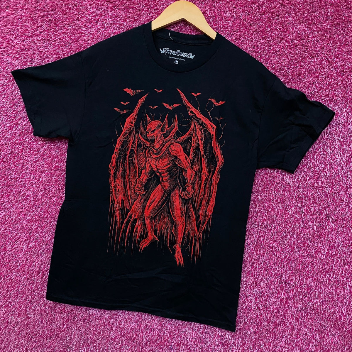 VampireFreaks Jersey Devil Graphic T-Shirt Medium