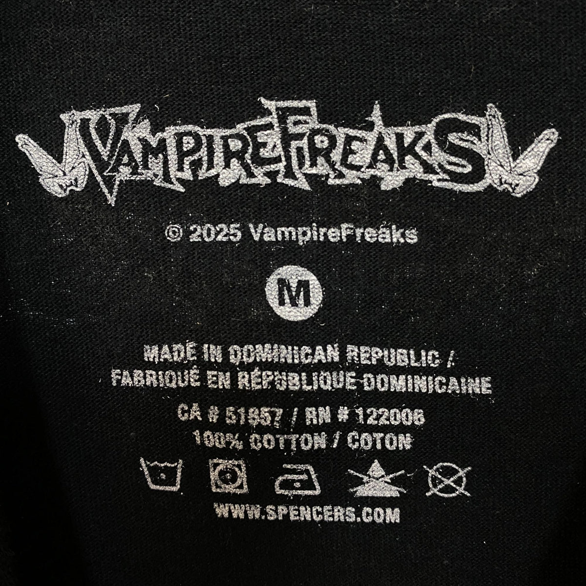 VampireFreaks Jersey Devil Graphic T-Shirt Medium