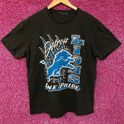 Junk Food Clothing Women's Detroit Lions One Pride Vintage Tee Large