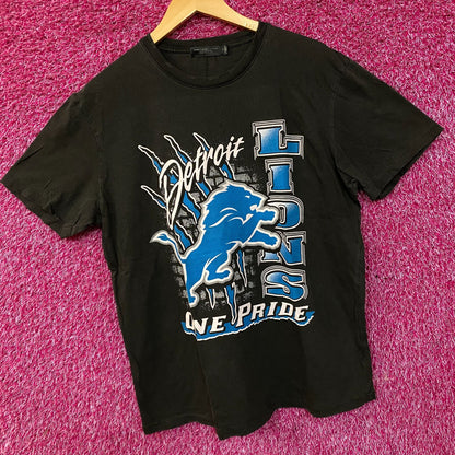 Junk Food Clothing Women's Detroit Lions One Pride Vintage Tee Large