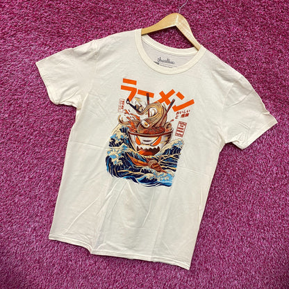 Great Ramen of Kanagawa Kaiju Ramen Threadless Pop Art Tee L