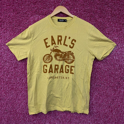 Junk Food Earl's Garage Vintage Style Graphic Women's T-Shirt Medium