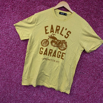 Junk Food Earl's Garage Vintage Style Graphic Women's T-Shirt Medium