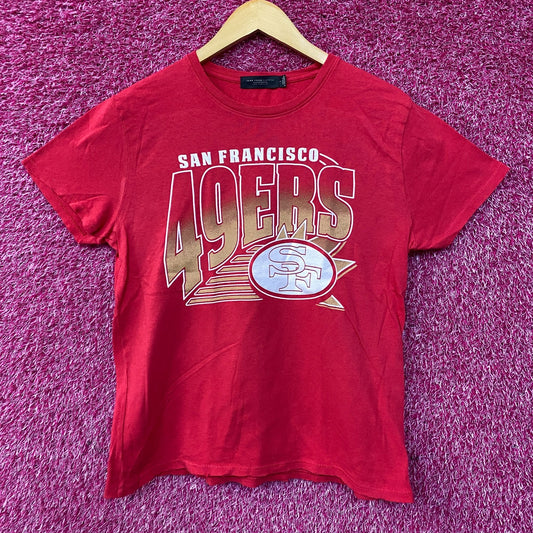 Junk Food NFL San Francisco 49ers Women Red Short top Small