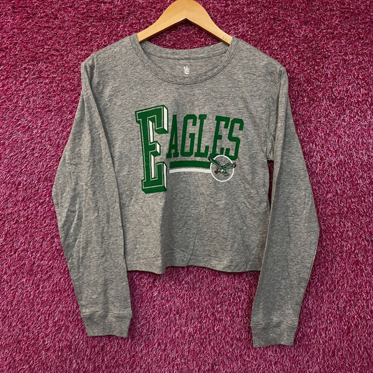 Junk Food Clothing Philadelphia Eagles Field Goal Long Sleeve Crop Small