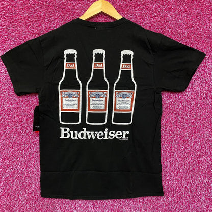 Budweiser King Of Beers Logo Beer Bottles T-Shirt Small