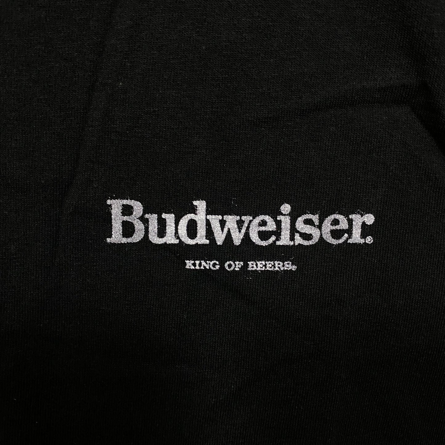 Budweiser King Of Beers Logo Beer Bottles T-Shirt Small