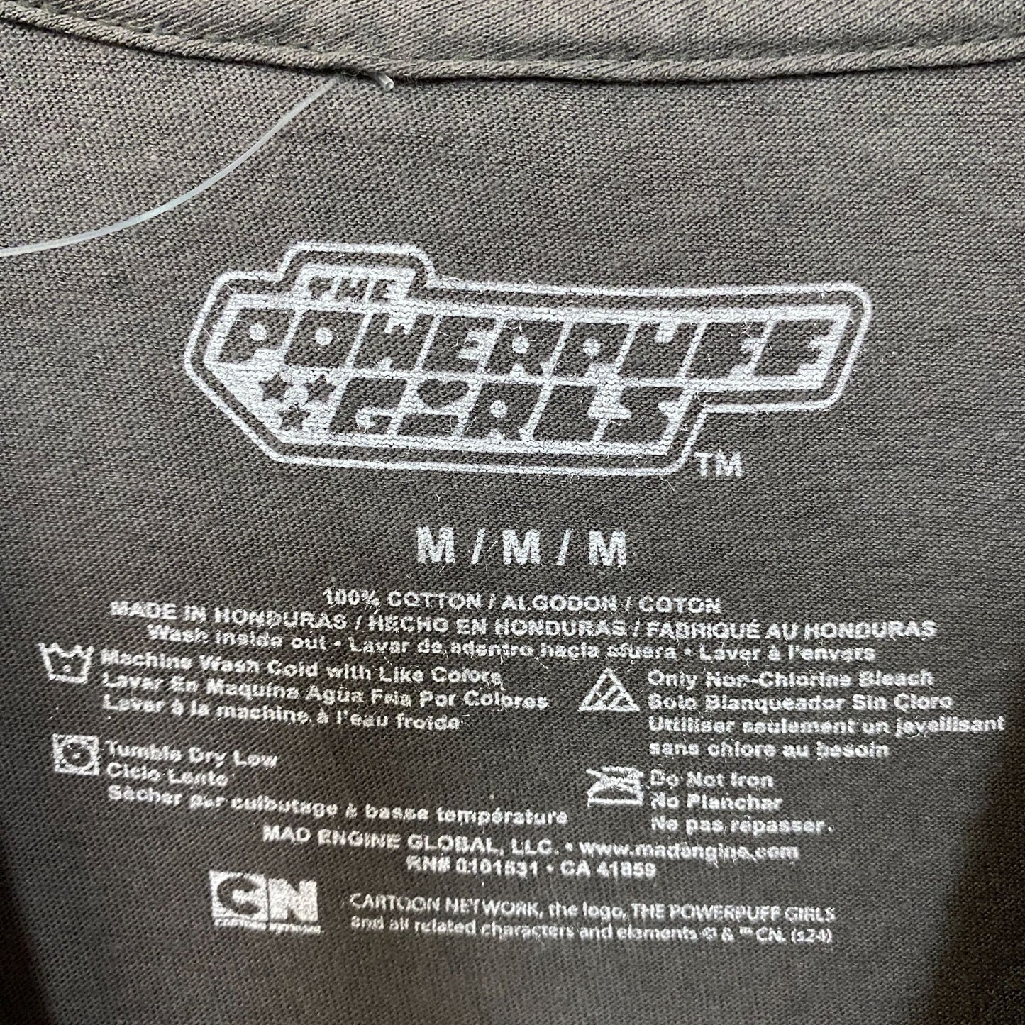 The Power Puff Girls Vs Mojo Jojo Cartoon Classic Retro Design T-Shirt Medium