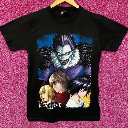 Death Note Ryuk, Light Yagami, Misa Amane and L Anime T-Shirt M
