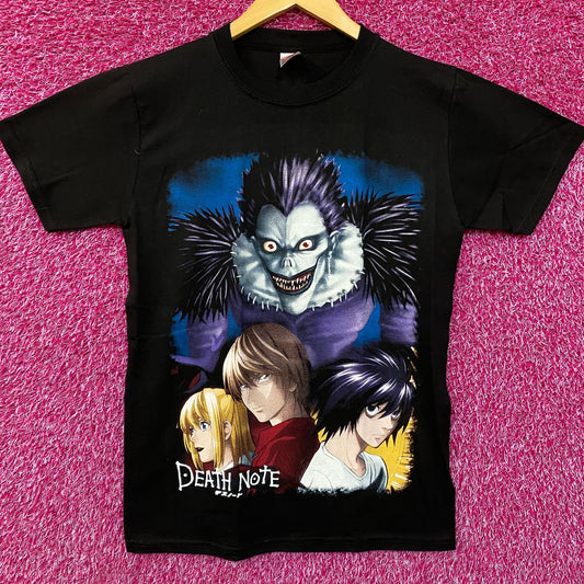 Death Note Ryuk, Light Yagami, Misa Amane and L Anime T-Shirt M