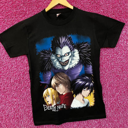 Death Note Ryuk, Light Yagami, Misa Amane and L Anime T-Shirt M