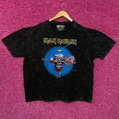 Iron Maiden Can I Play With Madness Mineral wash oversized Tshirt size XL
