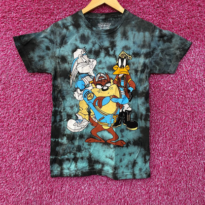 Looney Tunes - Bugs Bunny, Daffy Duck, and Taz- Tie Dye T-Shirt Small
