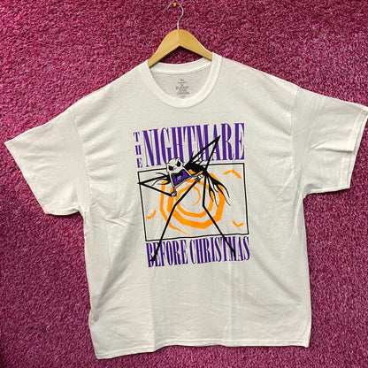 Tim Burton Nightmare Before Christmas Jack Skellington Mad T-Shirt XL