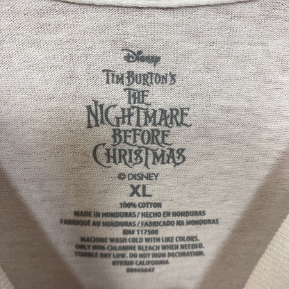 Tim Burton Nightmare Before Christmas Jack Skellington Mad T-Shirt XL