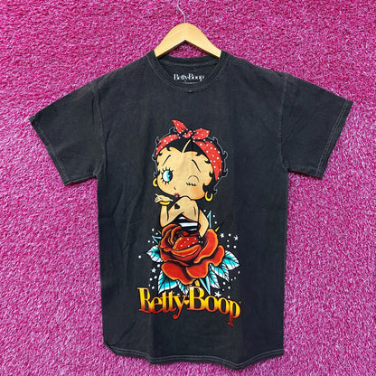 Betty Boop Dream In Rose Pin Up Tshirt size s/m