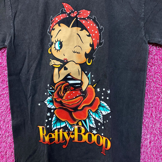 Betty Boop Dream In Rose Pin Up Tshirt size s/m