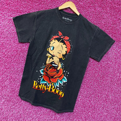 Betty Boop Dream In Rose Pin Up Tshirt size s/m
