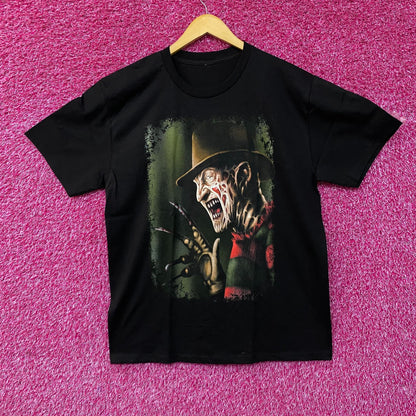 Freddy Krueger A Nightmare On Elm Street Horror Graphic Design T-Shirt Large