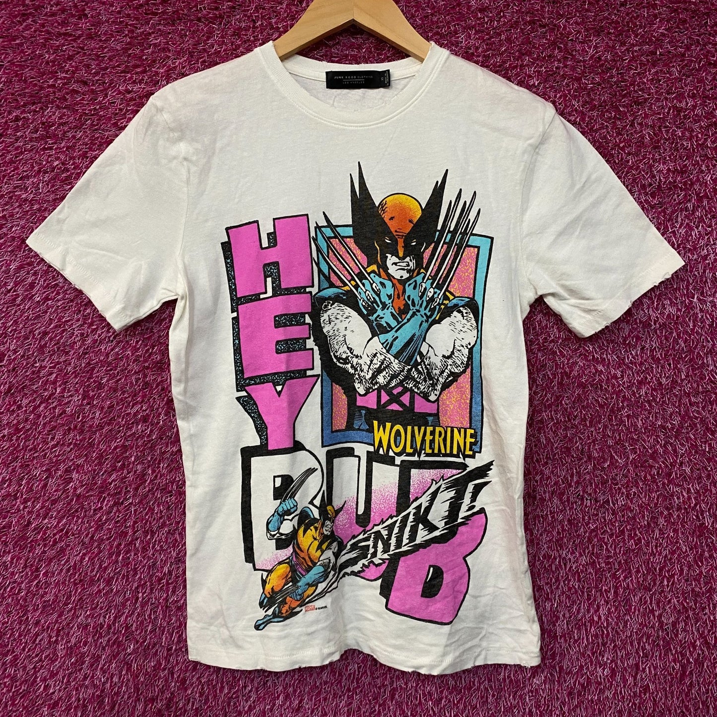 Marvel Wolverine "Hey Bub!" Graphic T-Shirt XS