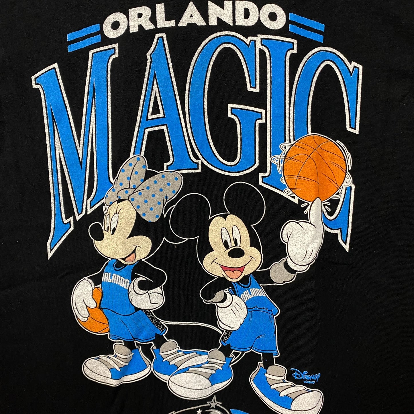 Disney x Junk Food Orlando Magic Mickey Squad Graphic T-Shirt Small