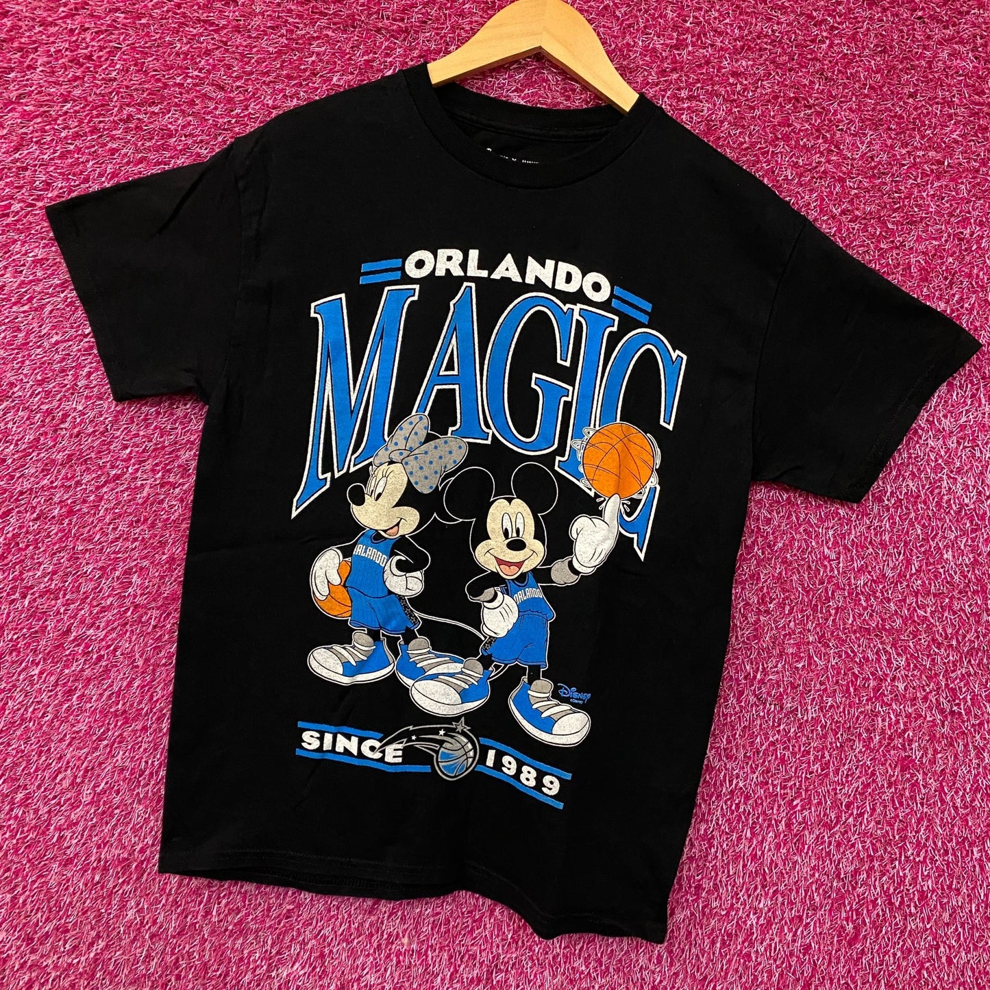 Disney x Junk Food Orlando Magic Mickey Squad Graphic T-Shirt Small