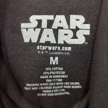 Star Wars Boba Fett Black Pullover Hoodie Men's Medium