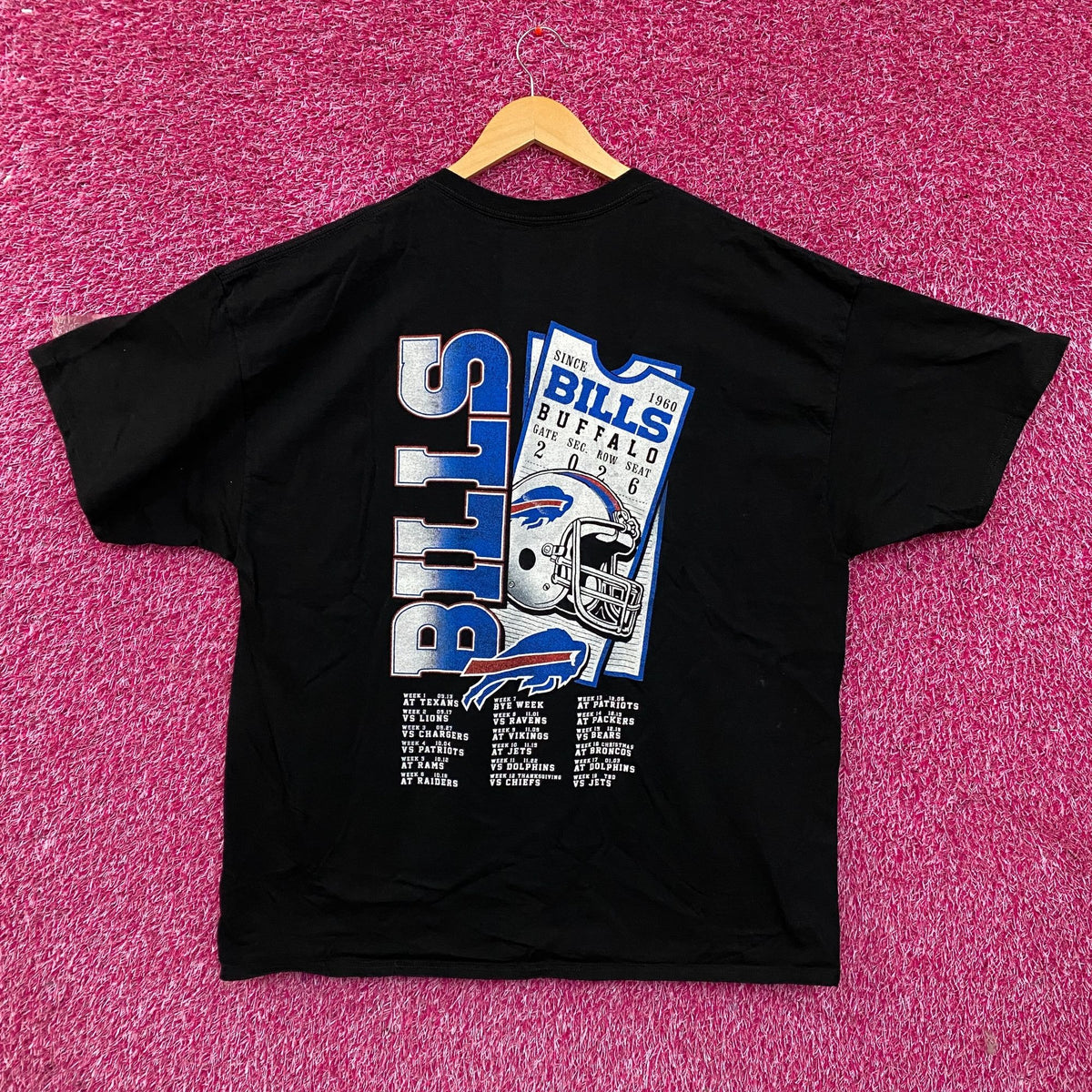 Buffalo Bills Welcome Home Stadium Tour Tshirt size XL
