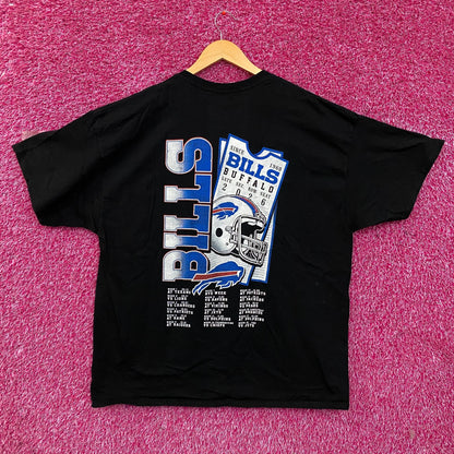 Buffalo Bills Welcome Home Stadium Tour Tshirt size XL