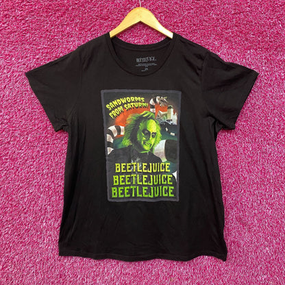 Hybrid Apparel Beetlejuice Sandworms from Saturn Distressed T-Shirt 2XL