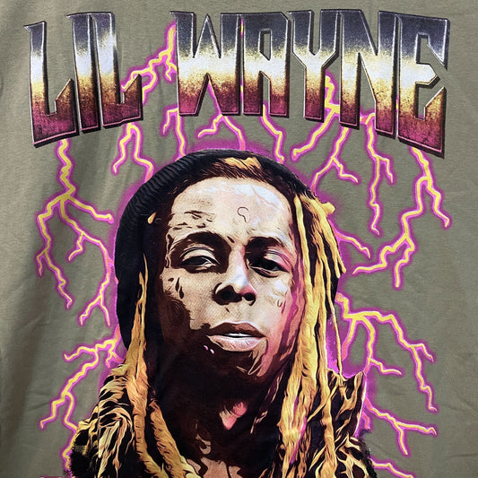 Reason Lil Wayne A Milli Lightning Brown T-Shirt Large