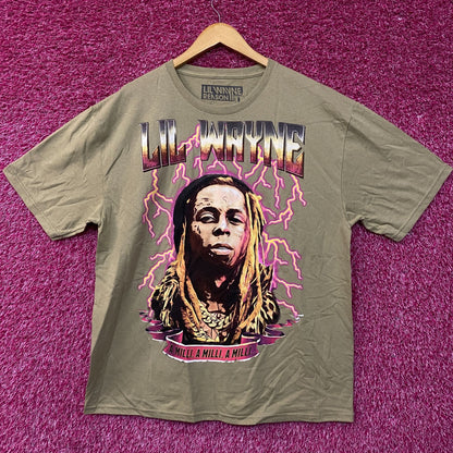 Reason Lil Wayne A Milli Lightning Brown T-Shirt Large