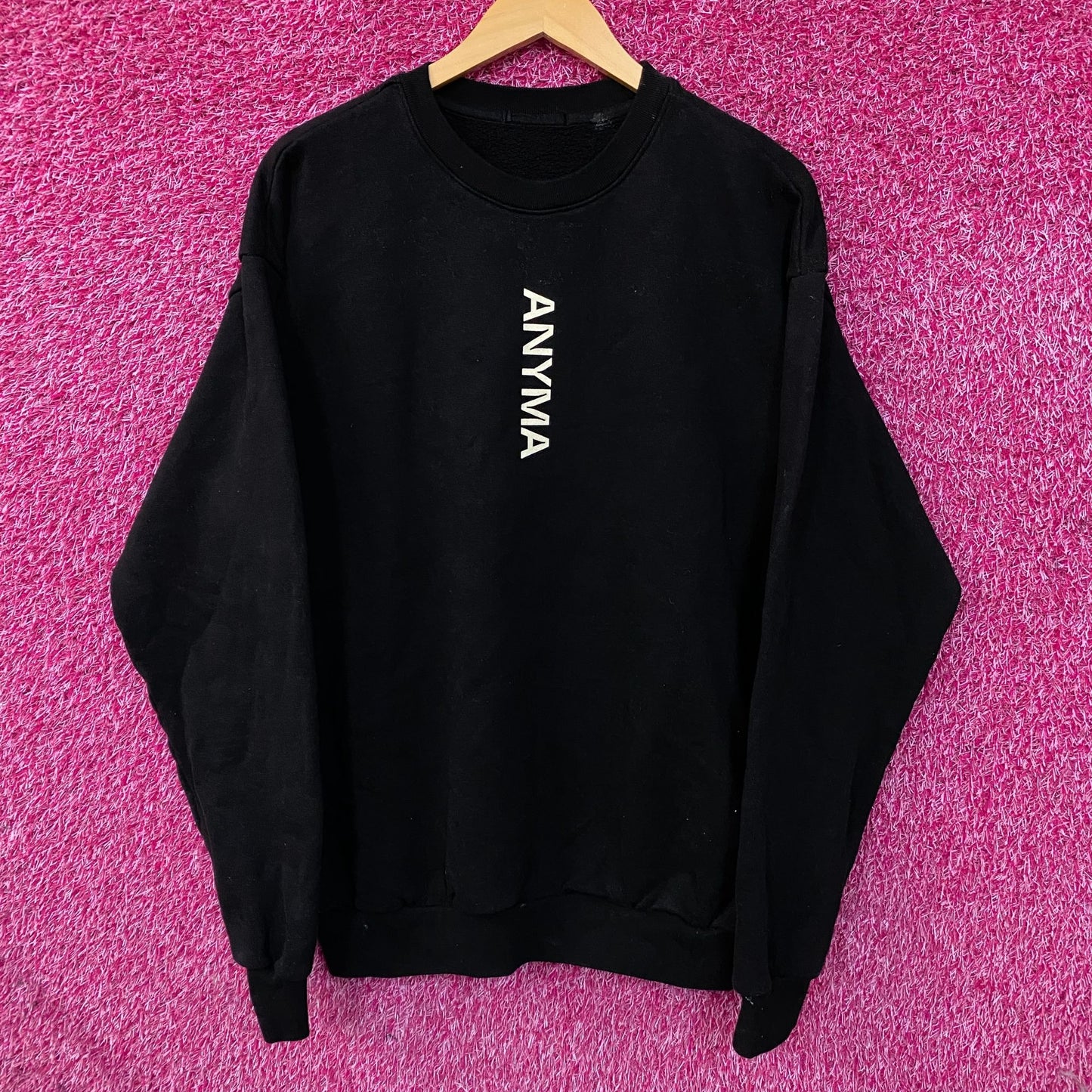 Anyma EVA Cable Graphic Crewneck Sweatshirt Large