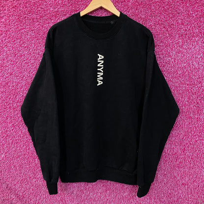 Anyma EVA Cable Graphic Crewneck Sweatshirt Large