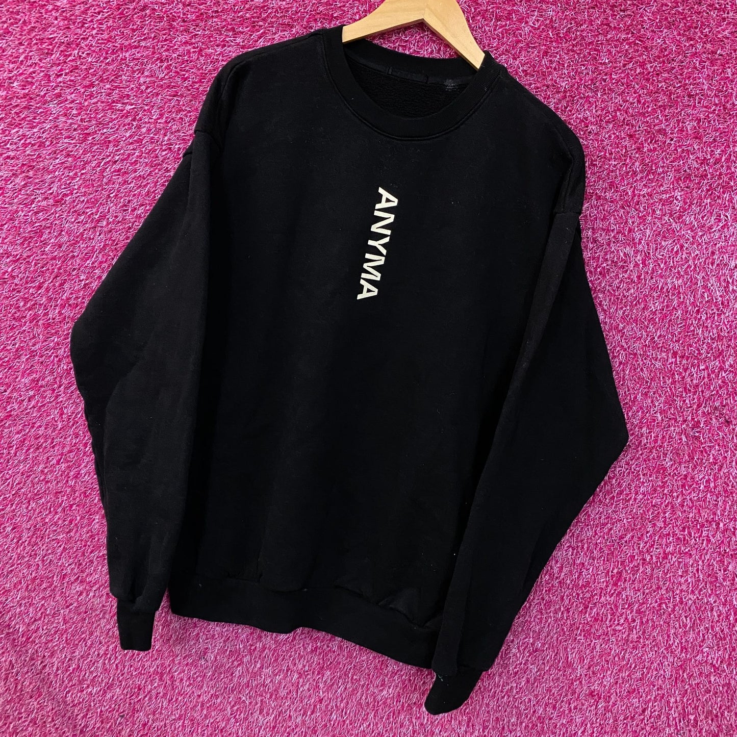 Anyma EVA Cable Graphic Crewneck Sweatshirt Large