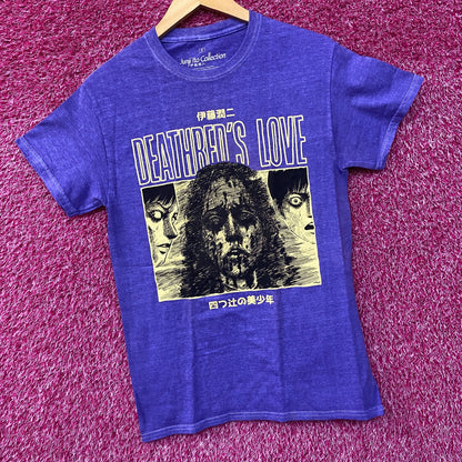 Junji Ito Collection Deathbeds Love Horror Manga Graphic Design T-Shirt Small