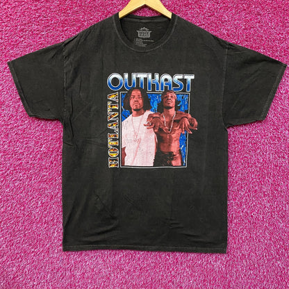 Outkast Hotlanta Retro Graphic Design T-Shirt Large