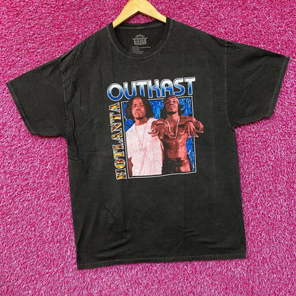 Outkast Hotlanta Retro Graphic Design T-Shirt Large