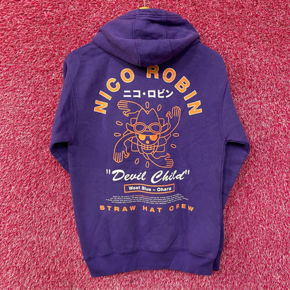 One Piece Nico Robin Hoodie size Small