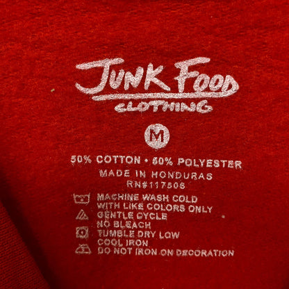 Junk Food Merry Merry Graphic Fleece Sweatshirt Medium