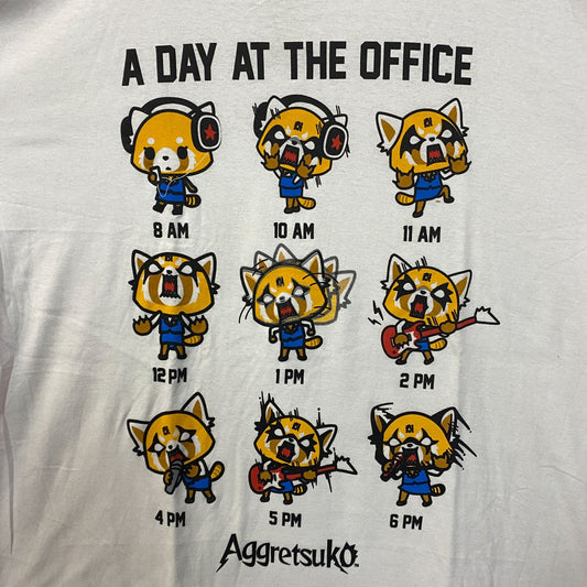 Aggretsuko Retsuko A Day At The Office T-Shirt 2XL