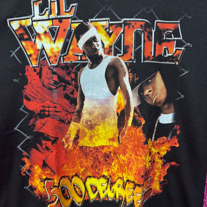 Lil Wayne 500 Degreez Album Art  Money Records Rap Tee M