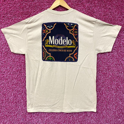 Cerveza Modelo Celebrate Cinco de Mayo Beer Promo T-Shirt L