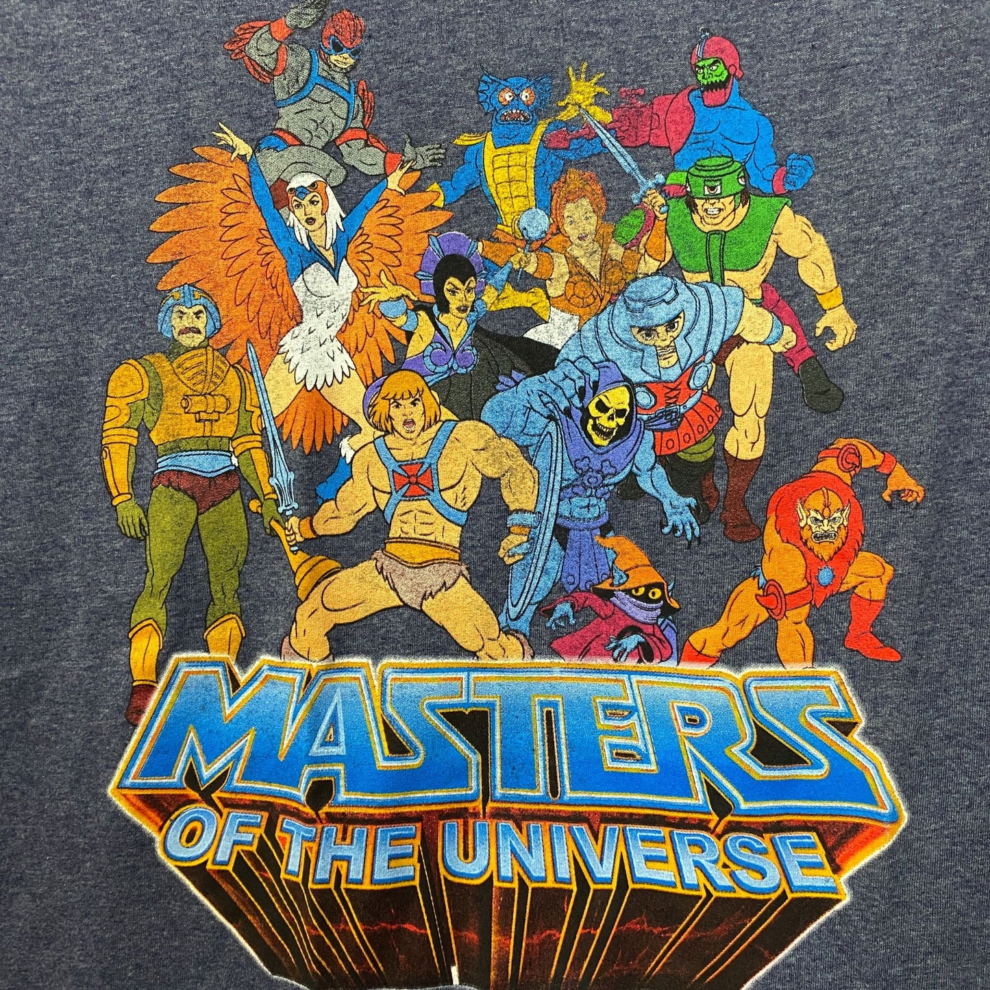 Master Of The Universe Retro Graphic Design T-Shirt Small