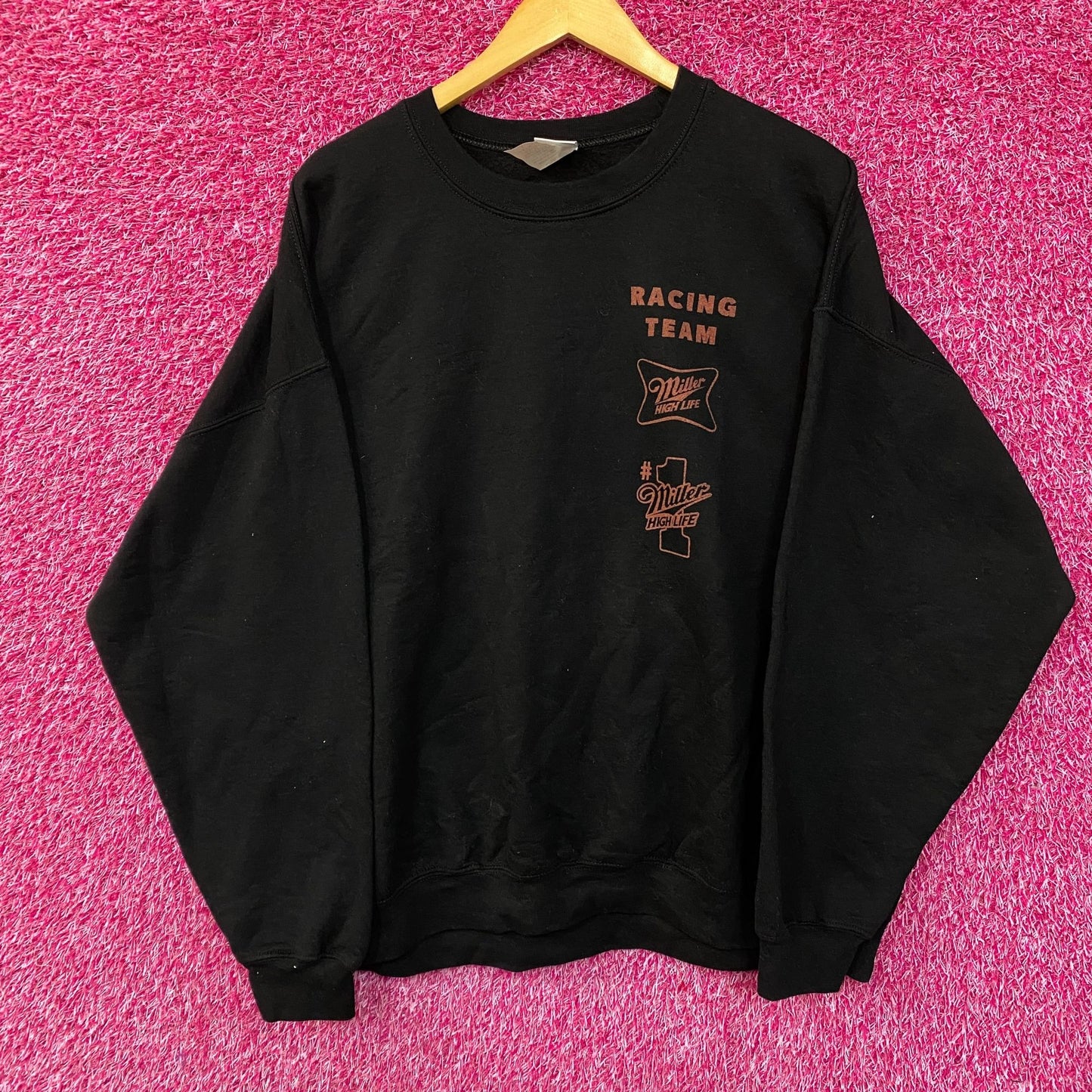 Junk Food Miller High Life Racing Pit Flea Market Fleece size Large