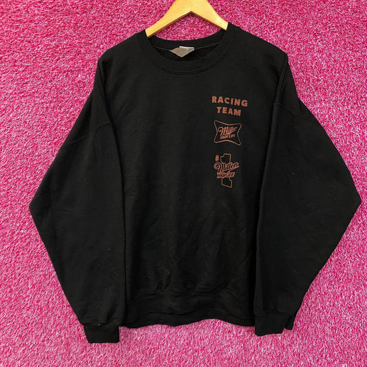 Junk Food Miller High Life Racing Pit Flea Market Fleece size Large