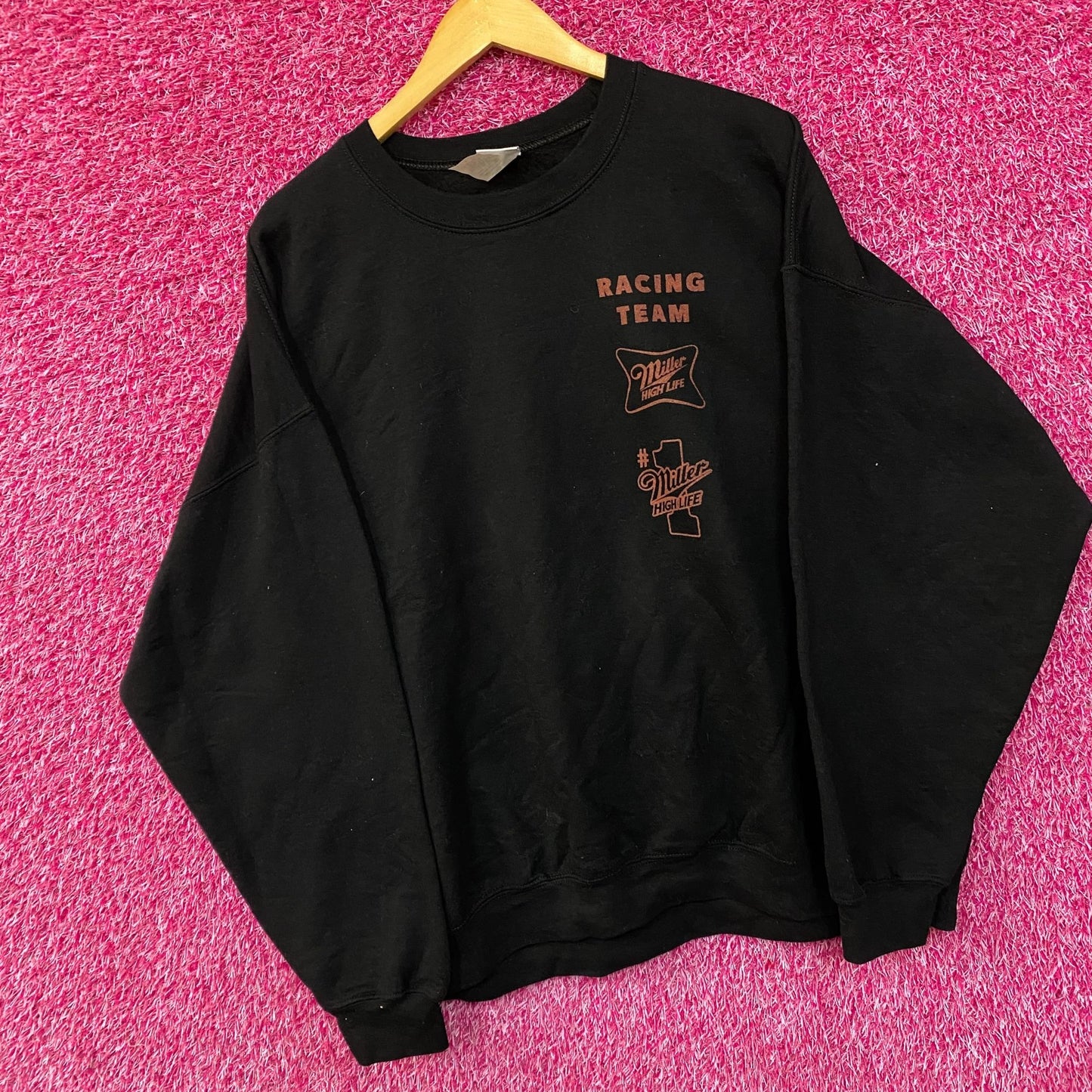 Junk Food Miller High Life Racing Pit Flea Market Fleece size Large